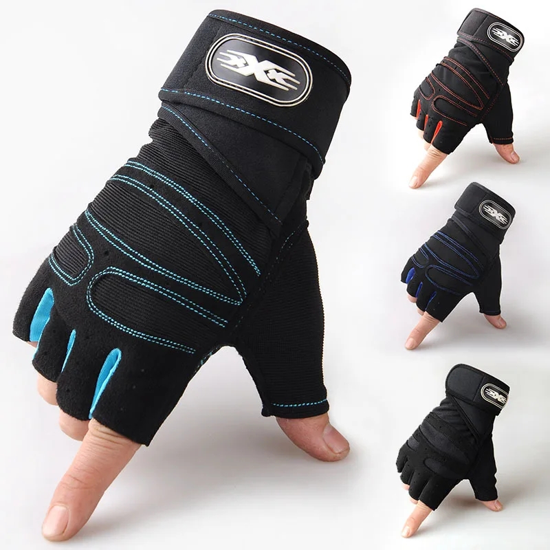 Cycling Glove Padded - Sarung tangan Gym untuk pria wanita,