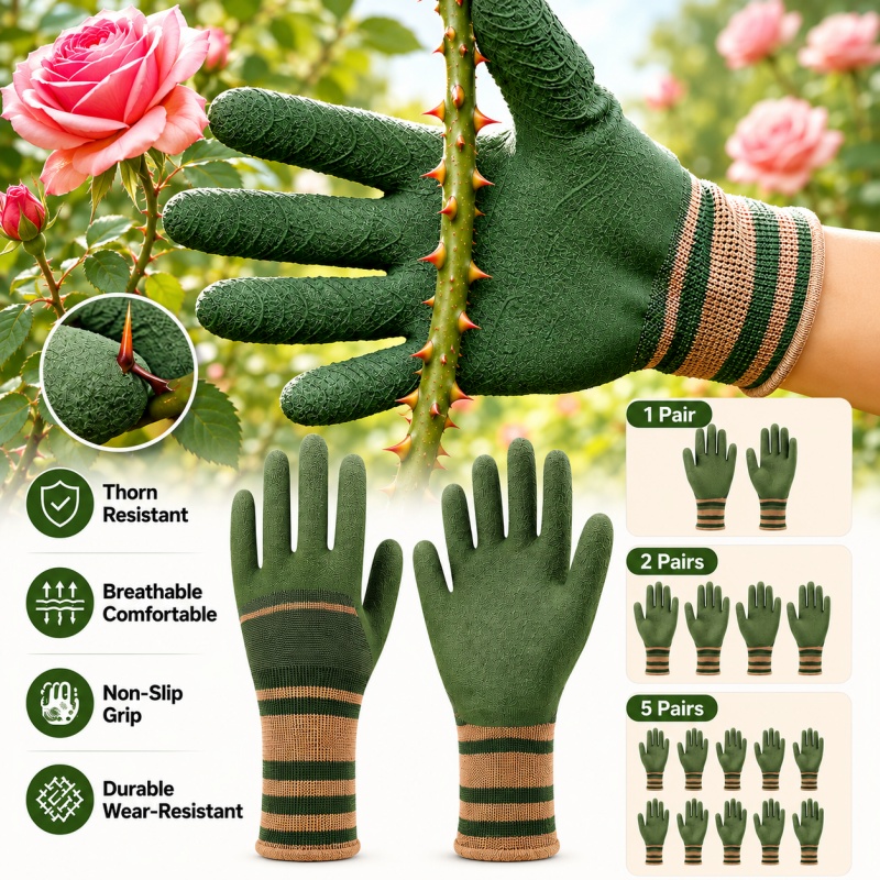 Cut Resistant Glove - Sarung Tangan Berkebun Serbaguna Anti-Duri Tahan