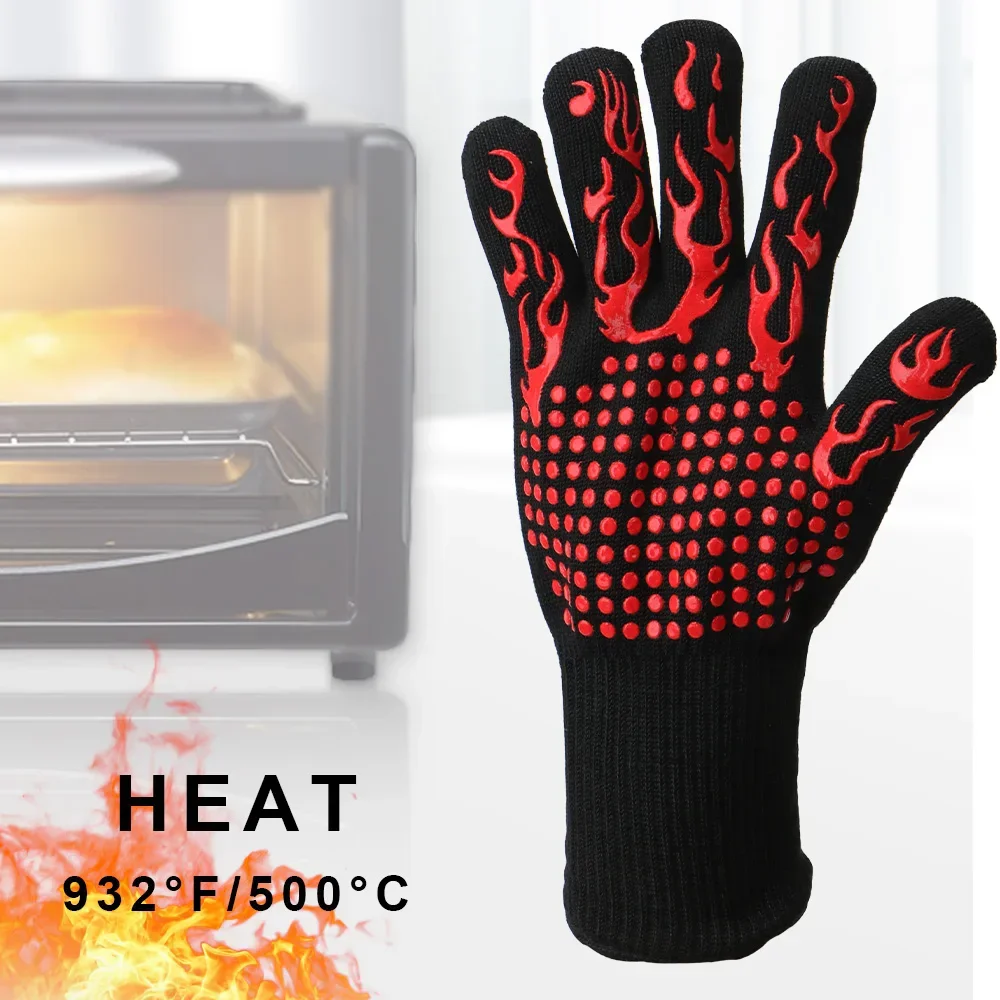 Oven Mitt Silicone - Sarung tangan Oven, tahan api anti
