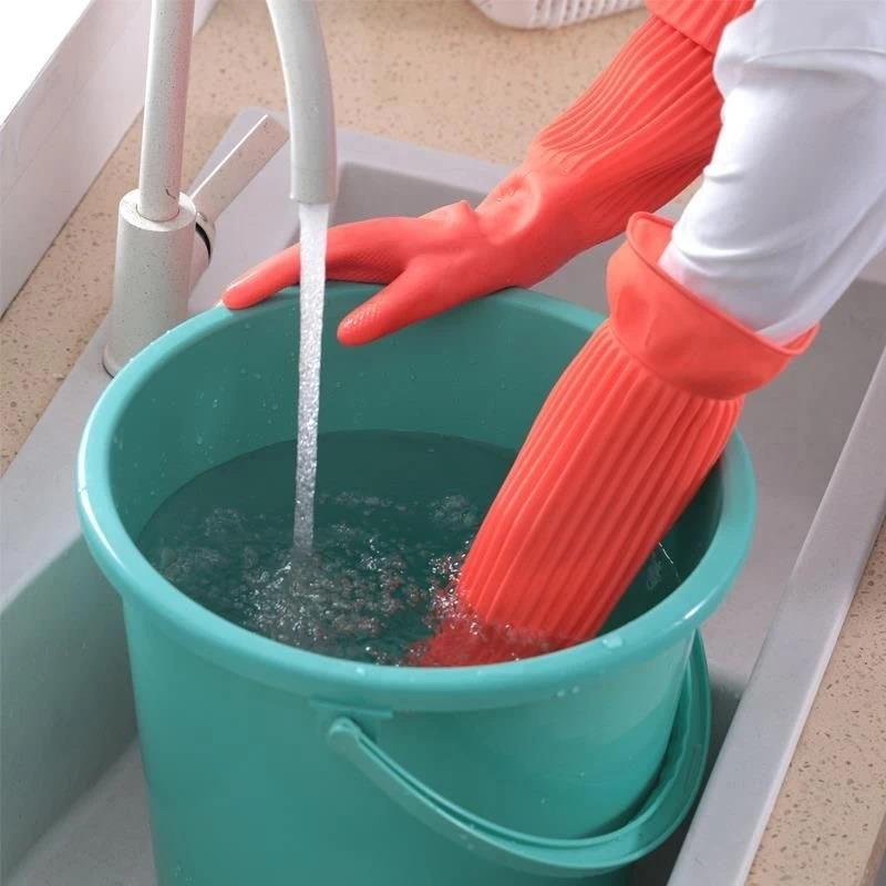 Dish Glove Rubber - Sarung Tangan Pencuci Piring Karet Panjang
