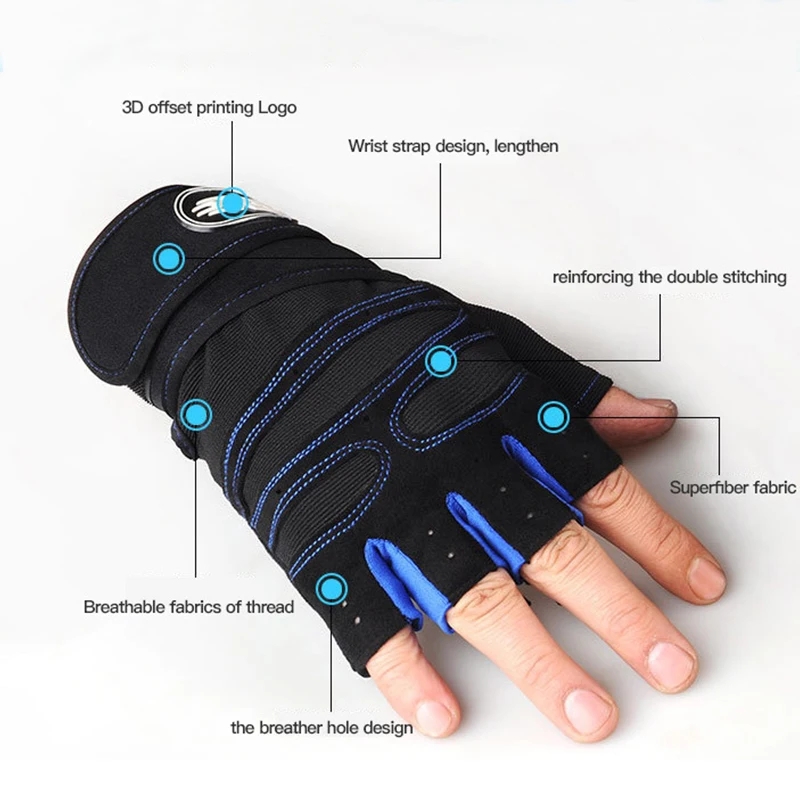 Sarung tangan Gym untuk pria w - Cycling Glove Padded ulasan dan harga