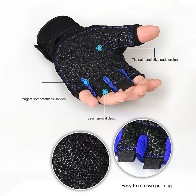 Sarung tangan Gym untuk pria w - Cycling Glove Padded ulasan dan harga