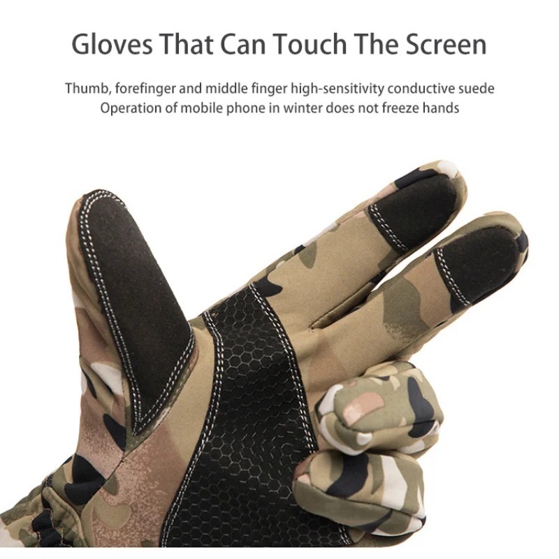 Sarung tangan kamuflase musim  - Ski Glove Waterproof ulasan dan harga