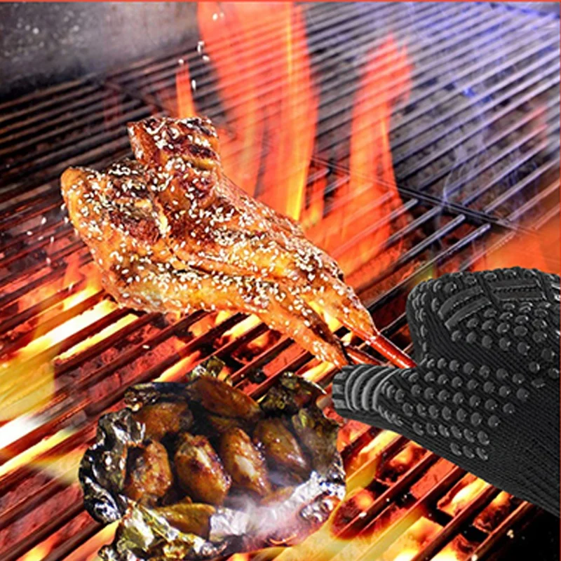 Sarung tangan Oven, tahan api  - Oven Mitt Silicone ulasan dan harga