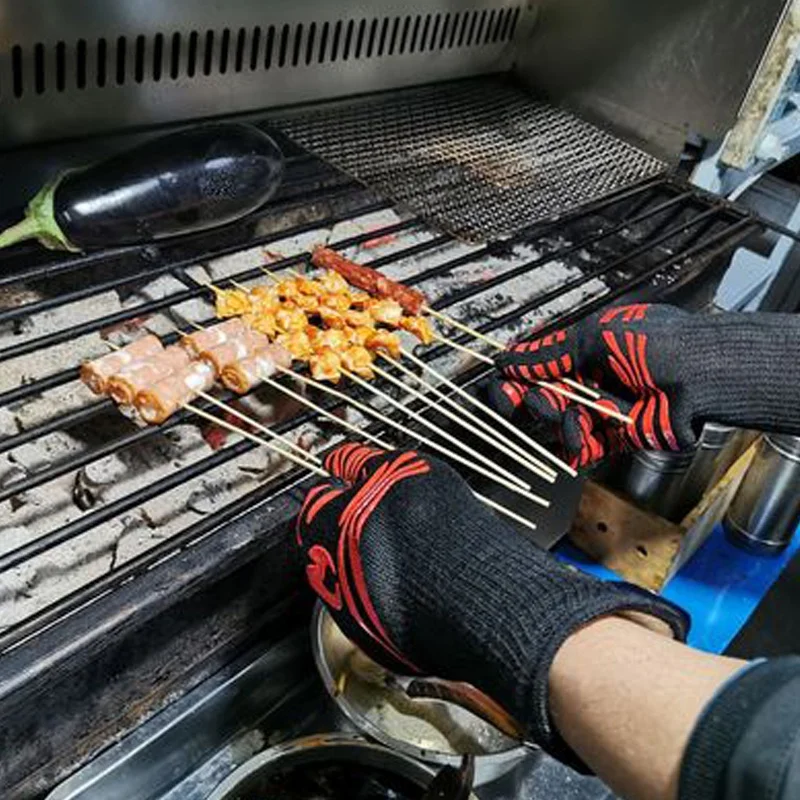 Sarung tangan Oven, tahan api  - Oven Mitt Silicone ulasan dan harga