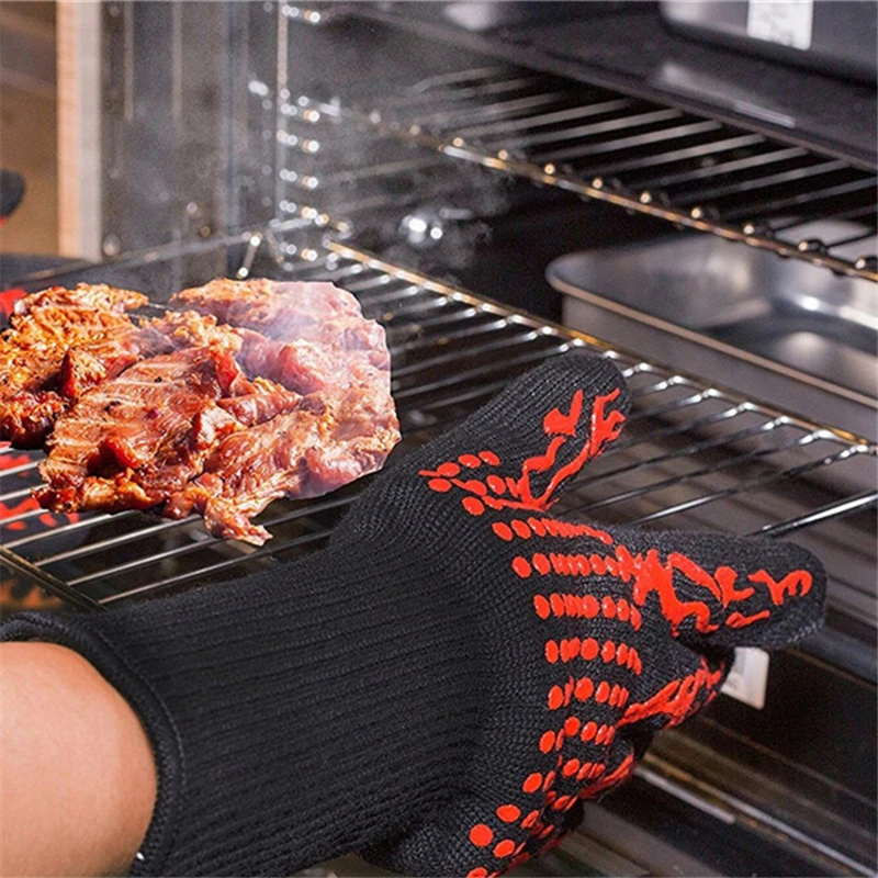 Sarung tangan Oven, tahan api  - Oven Mitt Silicone ulasan dan harga