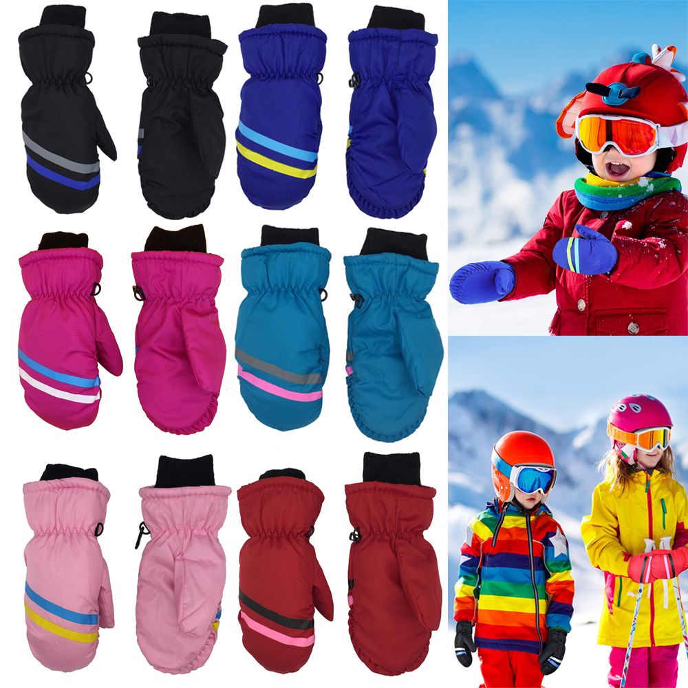 Sarung tangan Ski hangat anak- - Ski Glove Waterproof ulasan dan harga